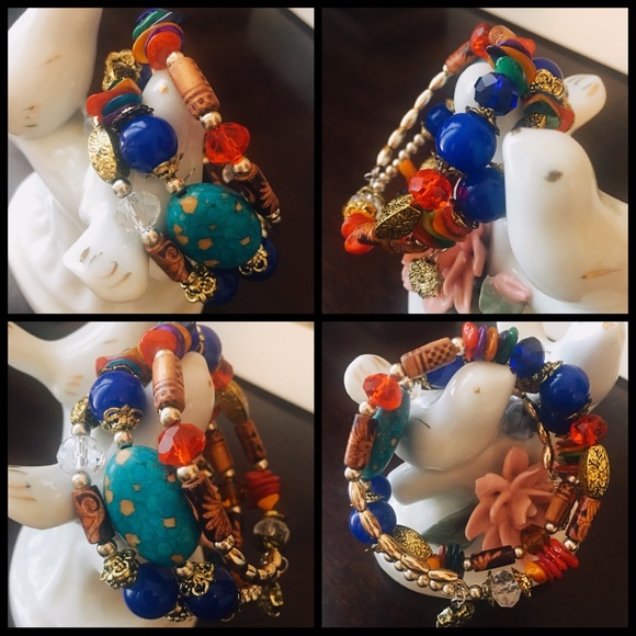 🌈MULTI STONE COLORFUL BRACELET🌈 - Picture 3 of 5